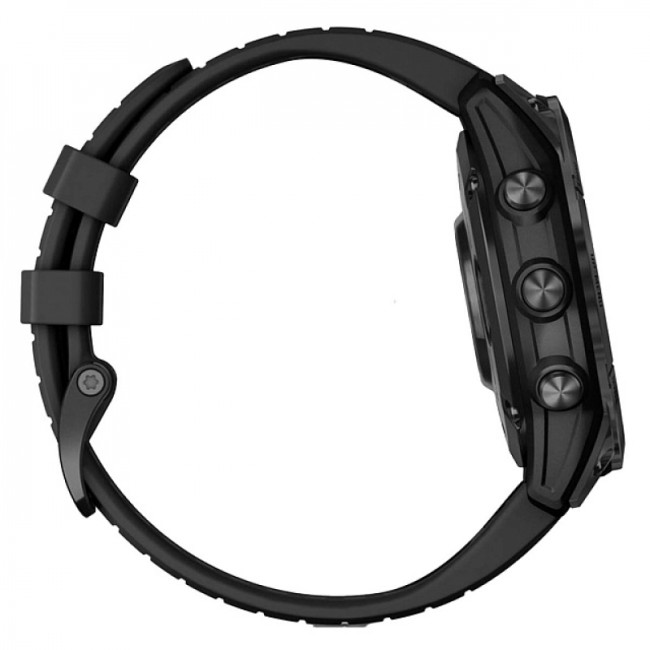 Часы Garmin Fenix 7 PRO Solar серый с черным ремешком Часы Garmin Fenix 7 PRO Solar серый с черным ремешком