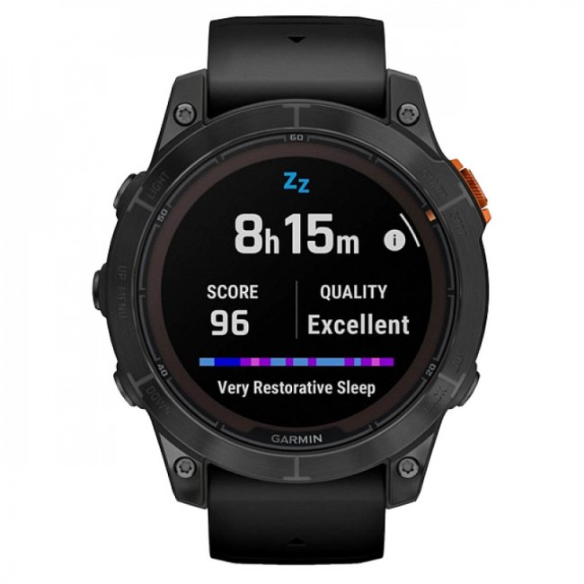 Часы Garmin Fenix 7 PRO Solar серый с черным ремешком Часы Garmin Fenix 7 PRO Solar серый с черным ремешком