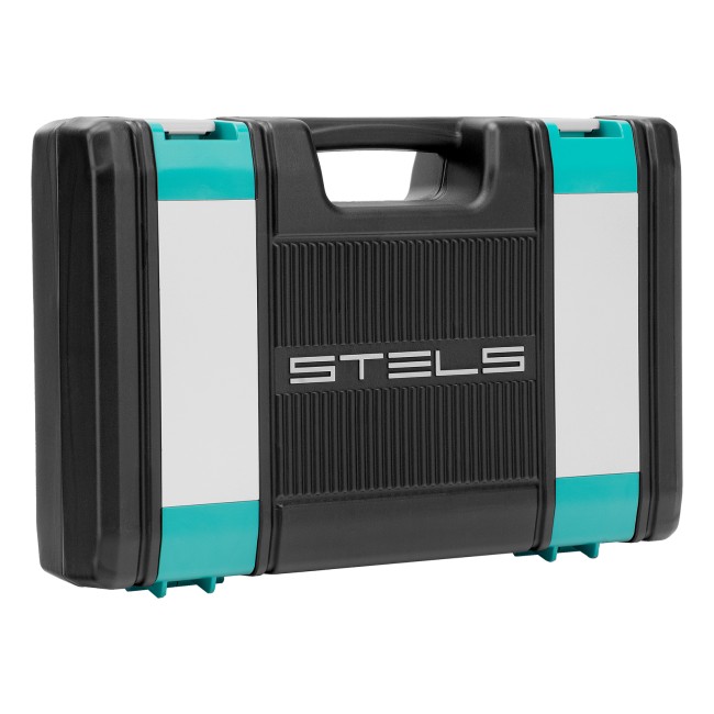 Набор инструментов 1/2", 1/4", CrV 12 гранные головки 94 предмета Stels