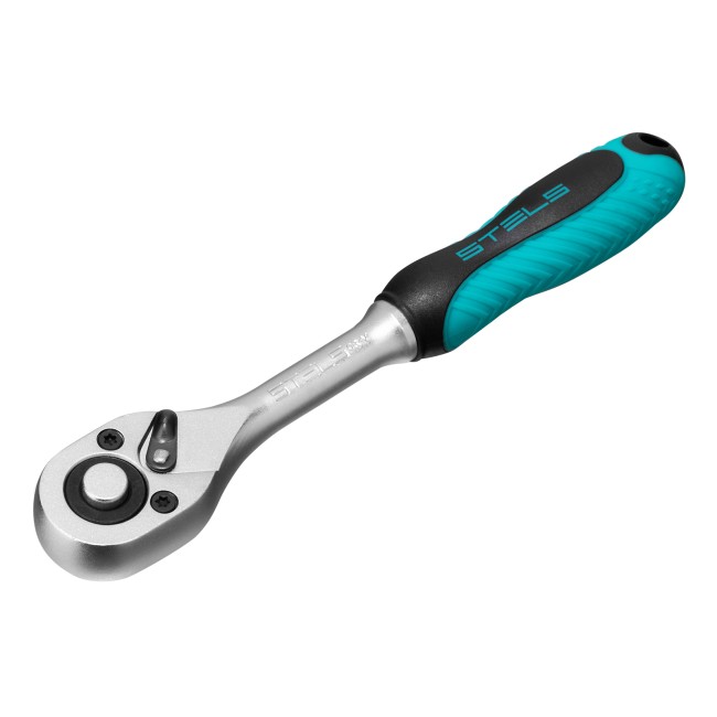 Набор торцевых головок с трещоткой, 1/4" 18 предметов Stels