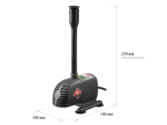 Фонтанный насос ЗНФЧ-20-1.6 ЗУБР 28 Вт