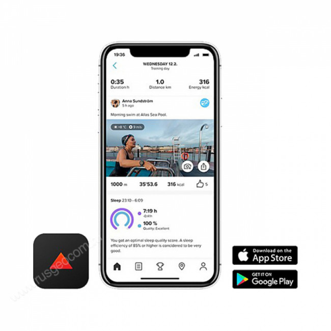 Часы SUUNTO 3 Pebble White