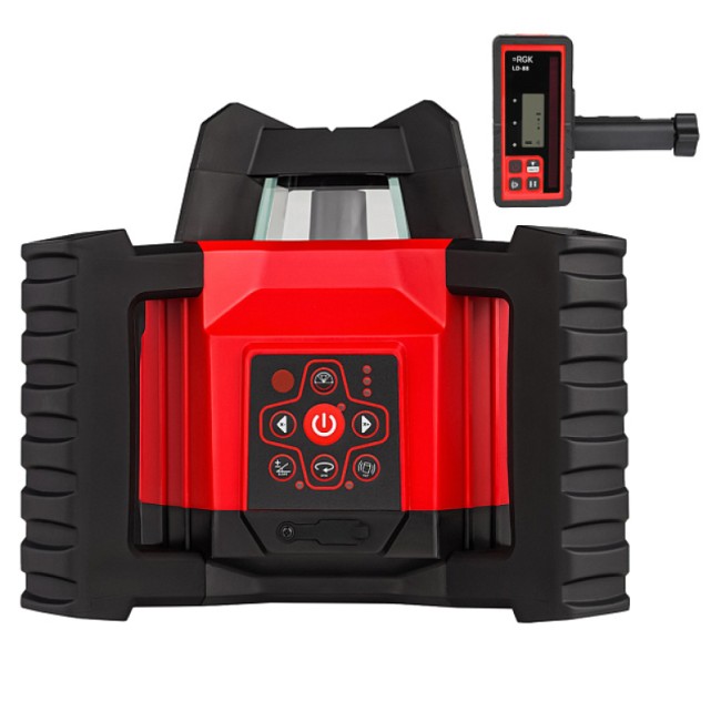 Комплект: ротационный нивелир RGK SP-312 + миллиметровый приёмник излучения RGK LD-88