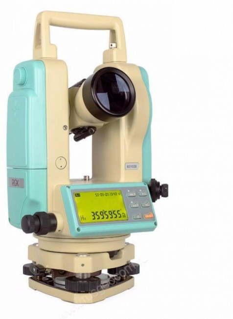 Электронный теодолит RGK T-05 (оптический отвес) с поверкой