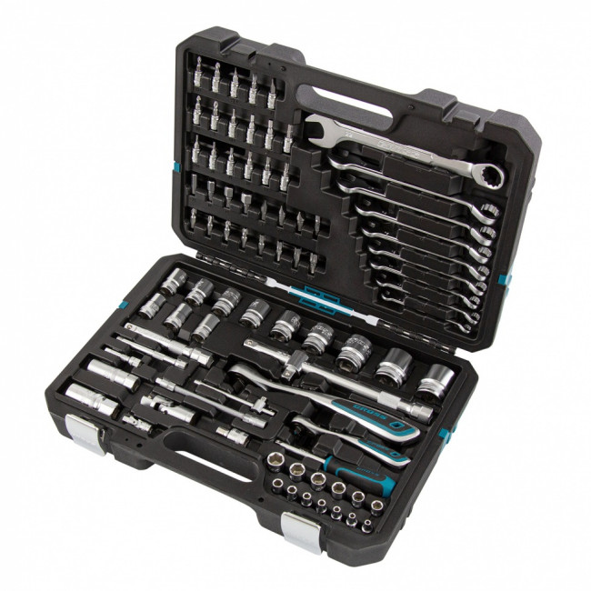 Набор инструментов 1/4", 1/2", CrV 82 предмета Gross