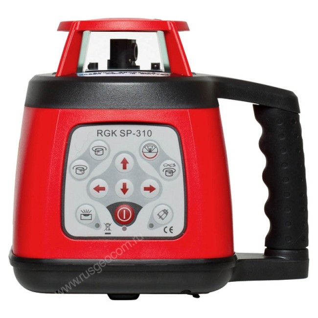 Комплект: ротационный нивелир RGK SP-310 + штатив RGK SH-170, рейка RGK LR-2