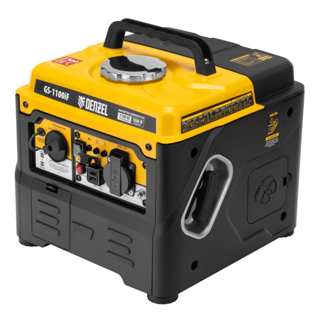 Генератор инверторный GS-1100iF 1,1 кВт DENZEL