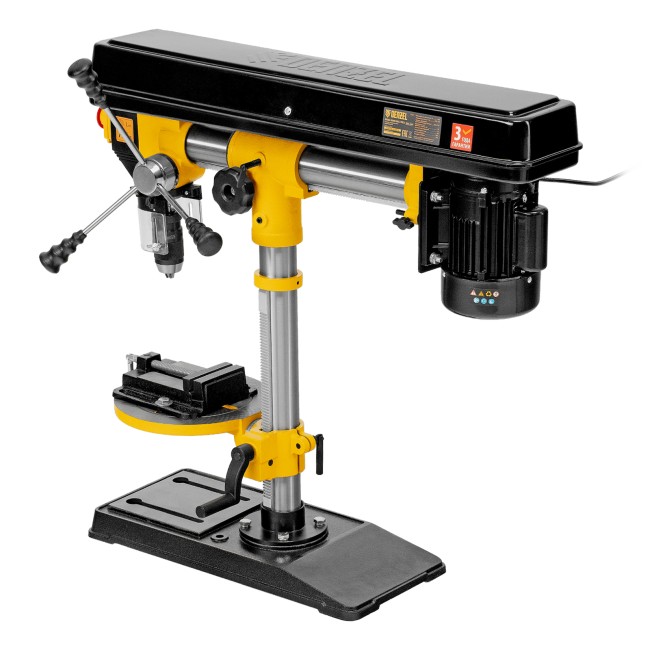 Станок сверлильный радиальный DDM-550R, 550 Вт, 16 мм, Denzel Станок сверлильный радиальный DDM-550R, 550 Вт, 16 мм, Denzel