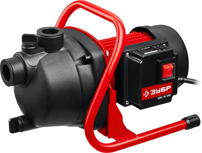 Насос поверхностный (садовый) центробежный НПЦ-М1-600 ЗУБР 600 Вт Насос поверхностный (садовый) центробежный НПЦ-М1-600 ЗУБР 600 Вт