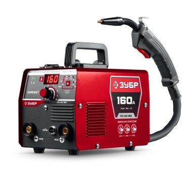 Полуавтомат сварочный, без газа ПС-М3-160 ЗУБР КОМПАКТ, FCAW, MMA, TIG, 160 А Полуавтомат сварочный, без газа ПС-М3-160 ЗУБР КОМПАКТ, FCAW, MMA, TIG, 160 А