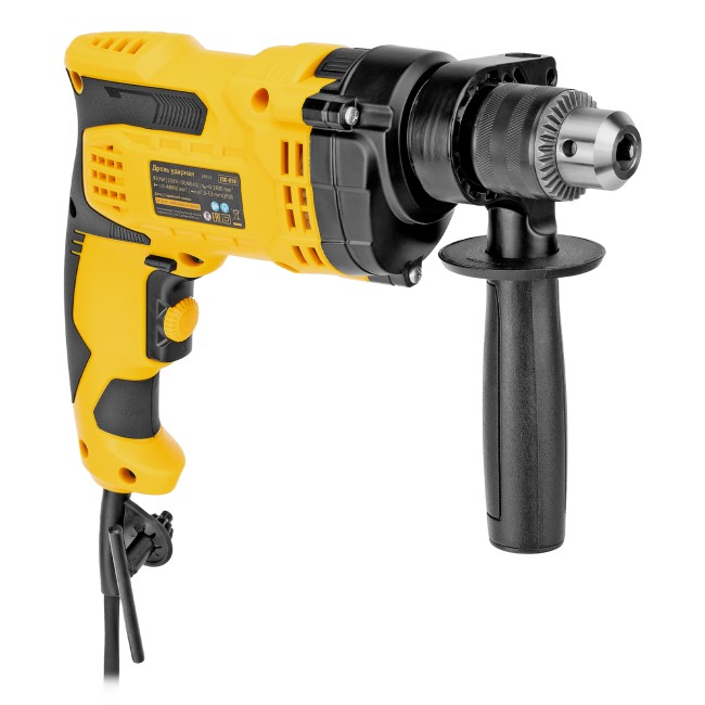 Дрель ударная IDD-850, 850 Вт, 0-2800 об/мин, 44800 уд/мин Denzel Дрель ударная IDD-850, 850 Вт, 0-2800 об/мин, 44800 уд/мин Denzel