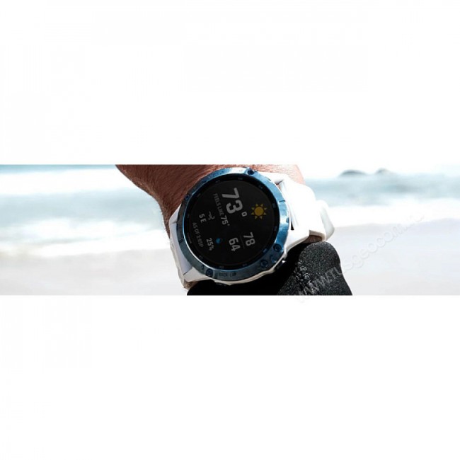 Часы Garmin Fenix 6 Pro Solar серые с черным ремешком