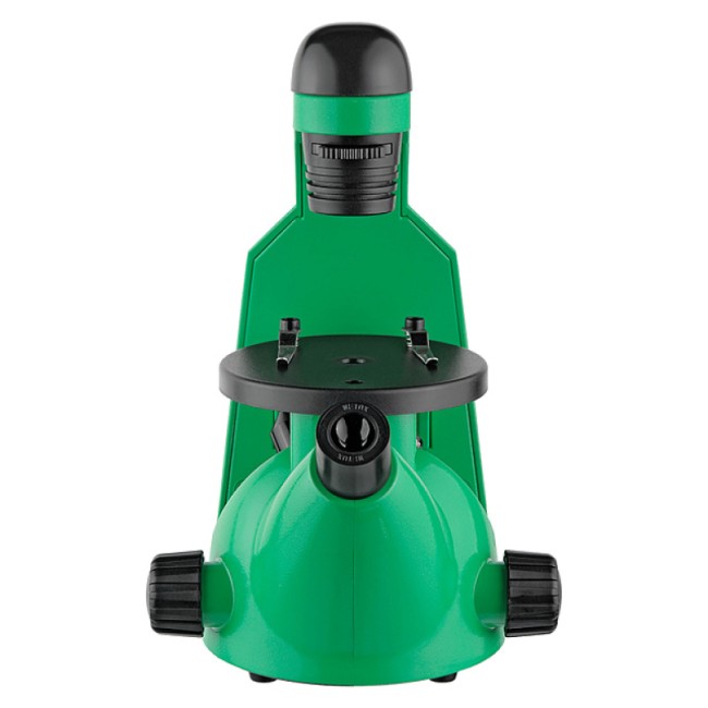 Микроскоп школьный Микромед Эврика 40x-320x инвертированный (лайм)