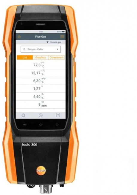 Комплект Testo 300 Longlife (O2, СО с H2-компенсацией  до 30 000 ppm) Комплект Testo 300 Longlife (O2, СО с H2-компенсацией  до 30 000 ppm)