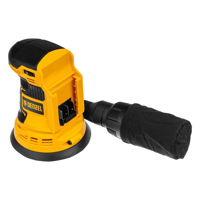 Машина шлифовальная эксцентриковая аккумуляторная COS-125-0 Denzel