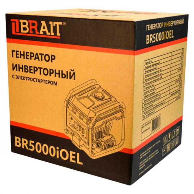 Инверторный генератор BRAIT  BR-5000iOEL Инверторный генератор BRAIT  BR-5000iOEL