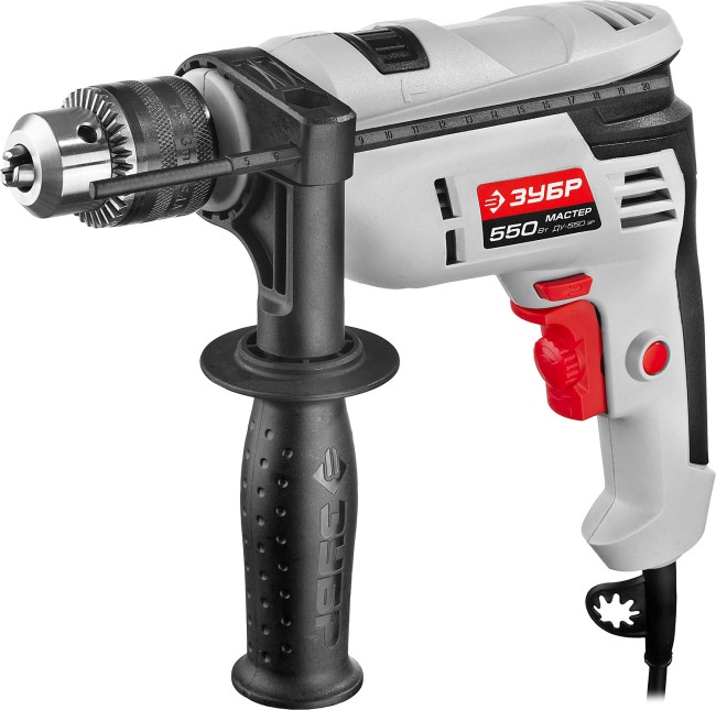 Ударная дрель ДУ-550 ЭР ЗУБР Ударная дрель ДУ-550 ЭР ЗУБР