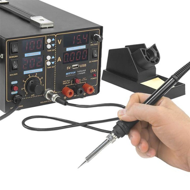 Многофункциональная паяльная станция 3 в 1 МЕГЕОН 00503 Многофункциональная паяльная станция 3 в 1 МЕГЕОН 00503