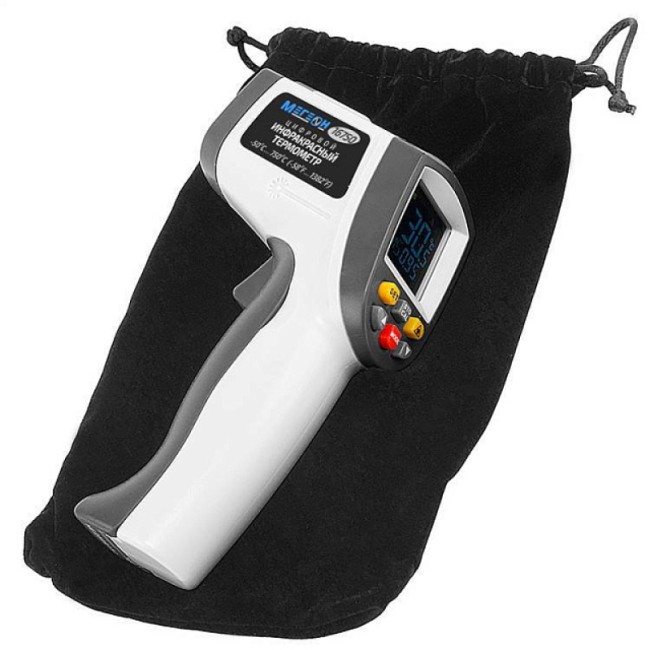 Инфракрасный измеритель температуры с цветным дисплеем МЕГЕОН 16750