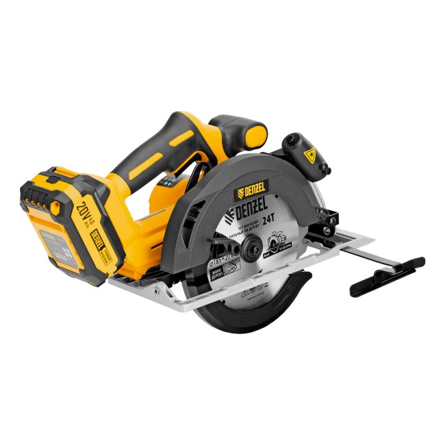 Пила циркулярная аккумуляторная CCSH-BL-20-185 Denzel