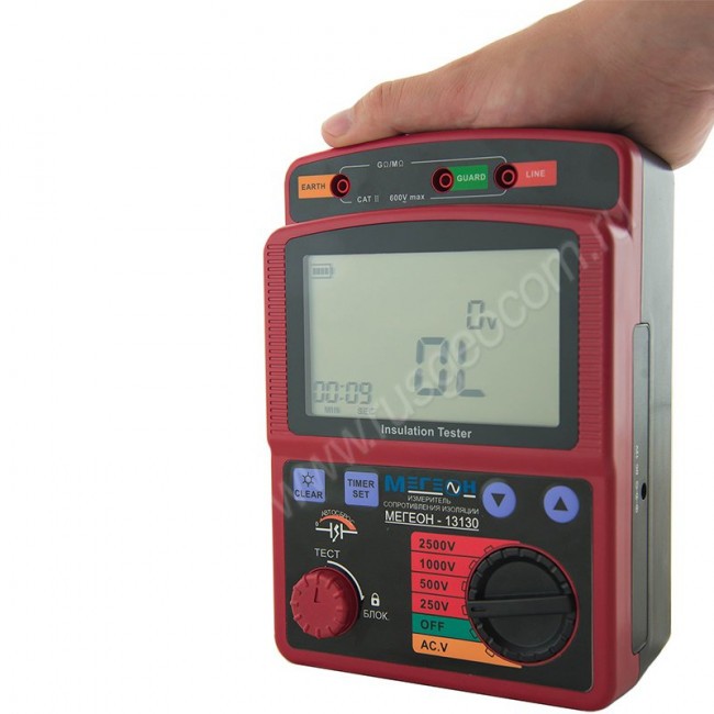 Мегаомметр МЕГЕОН 13130 Мегаомметр МЕГЕОН 13130