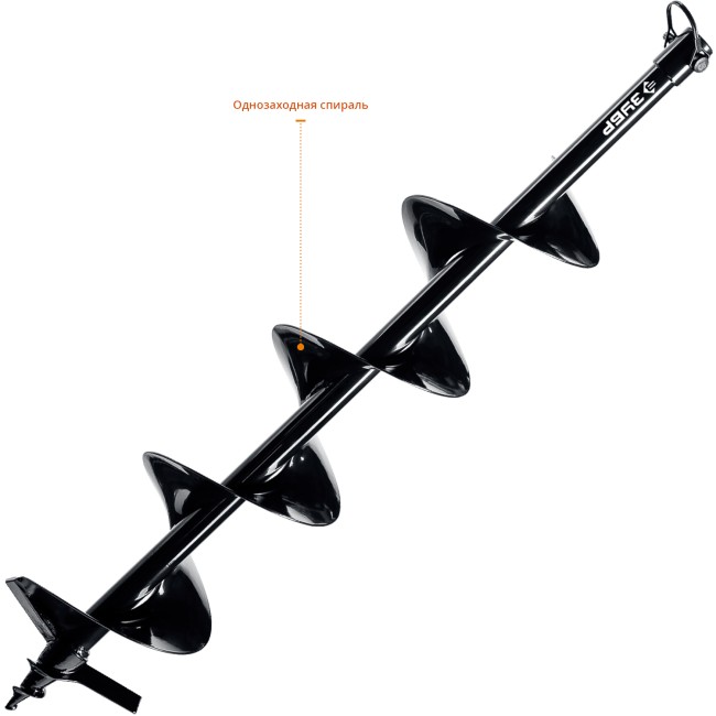 Шнек для мотобуров ЗУБР d 150 мм, грунт