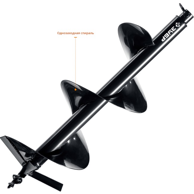 Шнек для мотобуров ЗУБР d 250 мм, грунт