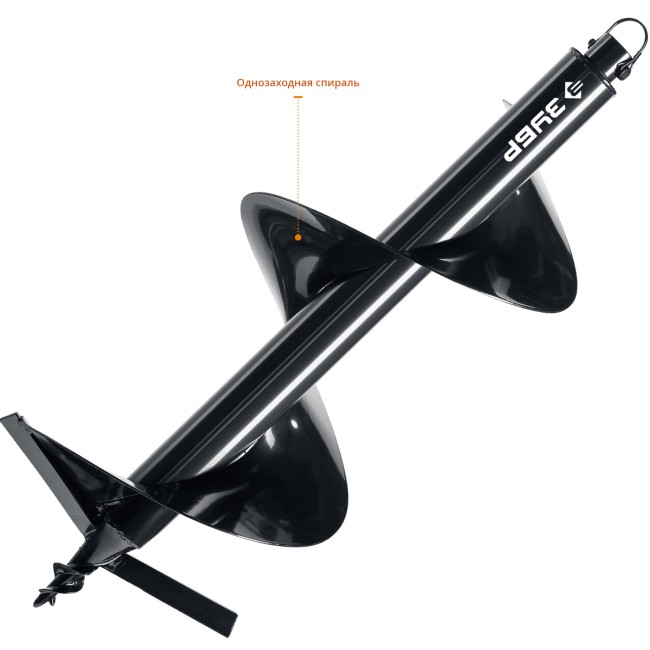 Шнек для мотобуров ЗУБР d 300 мм, грунт