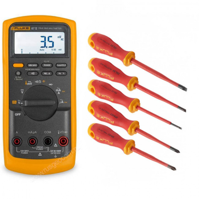 Комплект Fluke IB875M - мультиметр Fluke 87V с набором отвёрток Комплект Fluke IB875M - мультиметр Fluke 87V с набором отвёрток