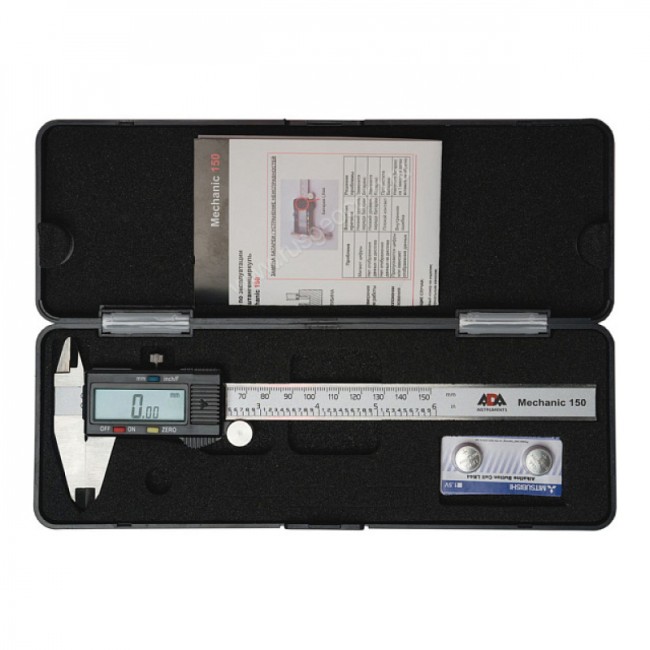 Цифровой штангенциркуль ADA Mechanic 150