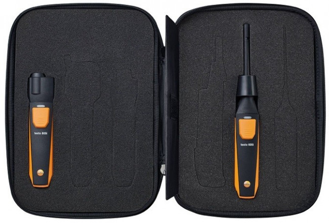 Набор смарт-зондов  для предварительной идентификации плесени (кейс/Testo 605i 2 Gen, 805i), протокол калибровки Набор смарт-зондов  для предварительной идентификации плесени (кейс/Testo 605i 2 Gen, 805i), протокол калибровки