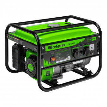 Генератор бензиновый БС-2800, 2.5 кВт Сибртех Генератор бензиновый БС-2800, 2.5 кВт Сибртех