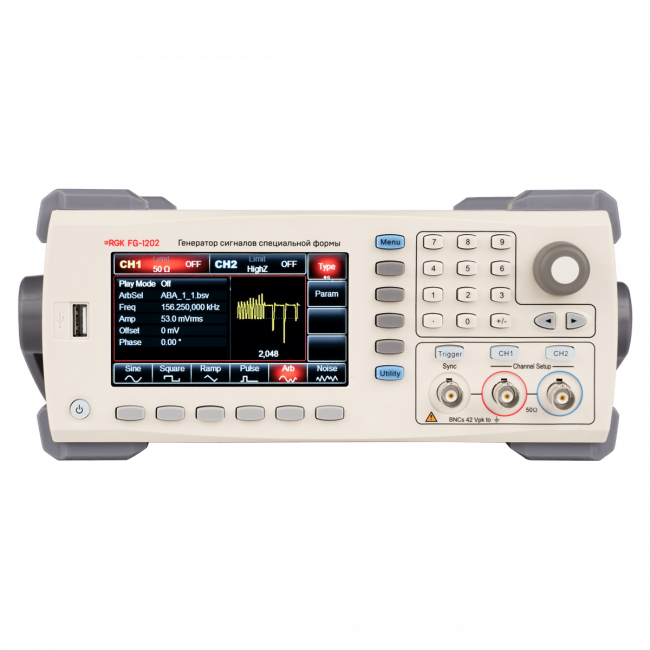 Генератор сигналов специальной формы RGK FG-1202