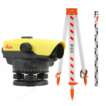 Комплект оптический нивелир Leica NA 532  с поверкой штатив рейка - 3 в 1 Комплект оптический нивелир Leica NA 532  с поверкой штатив рейка - 3 в 1