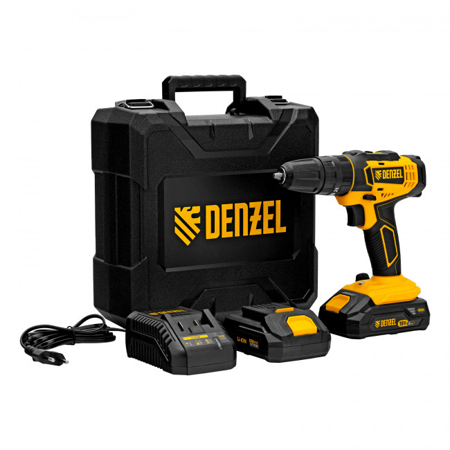 Дрель-шуруповерт аккумуляторная ударная CID-18-02BM Denzel