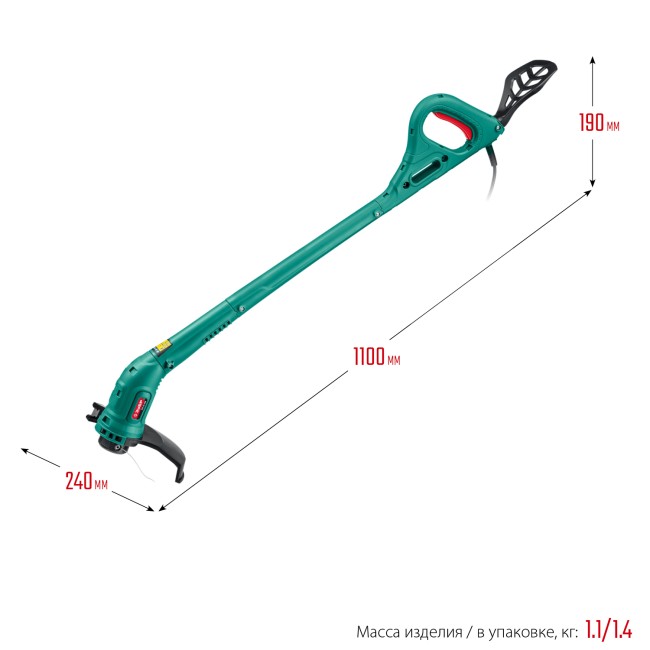 Электрический триммер ТСН-25-300 ЗУБР