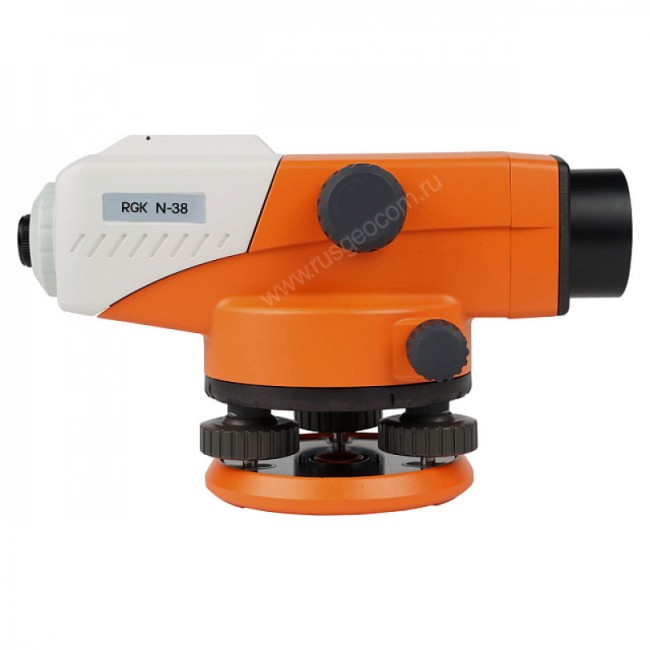 Комплект оптический нивелир RGK N-38 с поверкой + штатив S6-N + рейка RGK TS-7