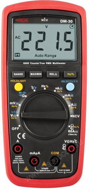 Мультиметр RGK DM-30 с поверкой Мультиметр RGK DM-30 с поверкой