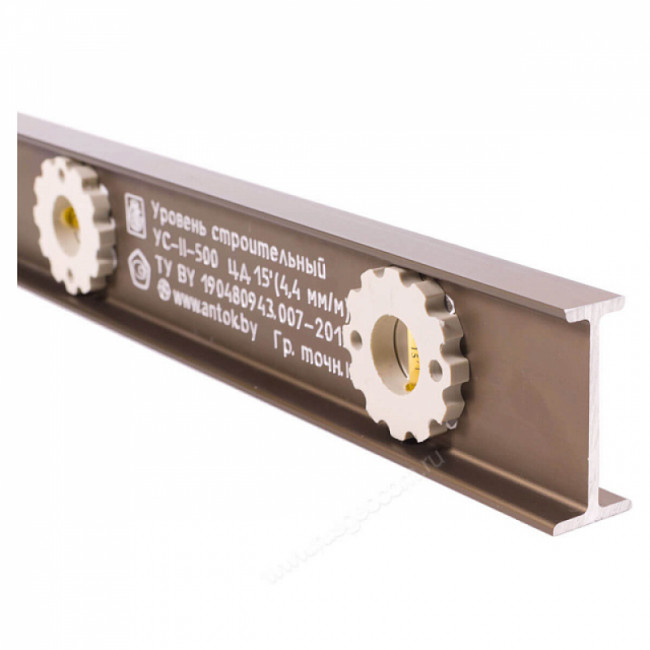 Строительный уровень с поверкой Анток УС-II-500