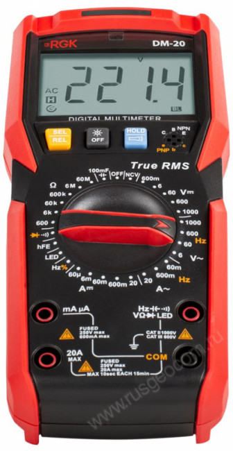 Мультиметр RGK DM-20