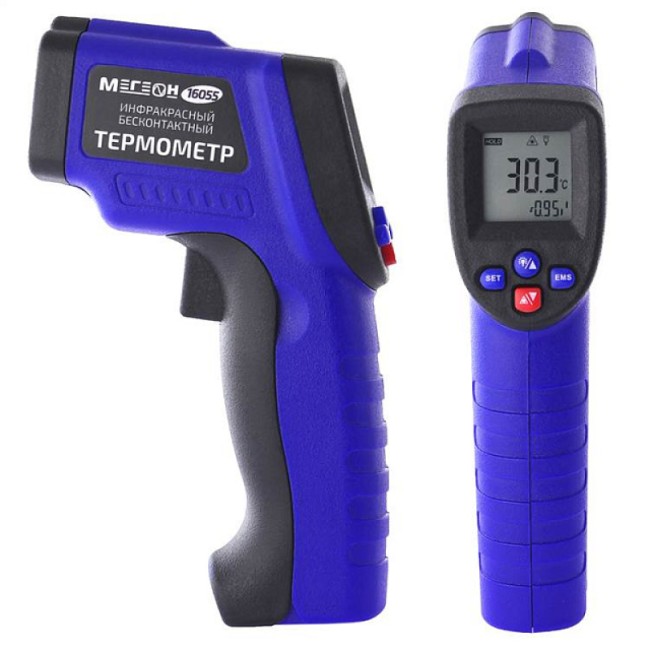 Инфракрасный термометр (пирометр) МЕГЕОН 16055
